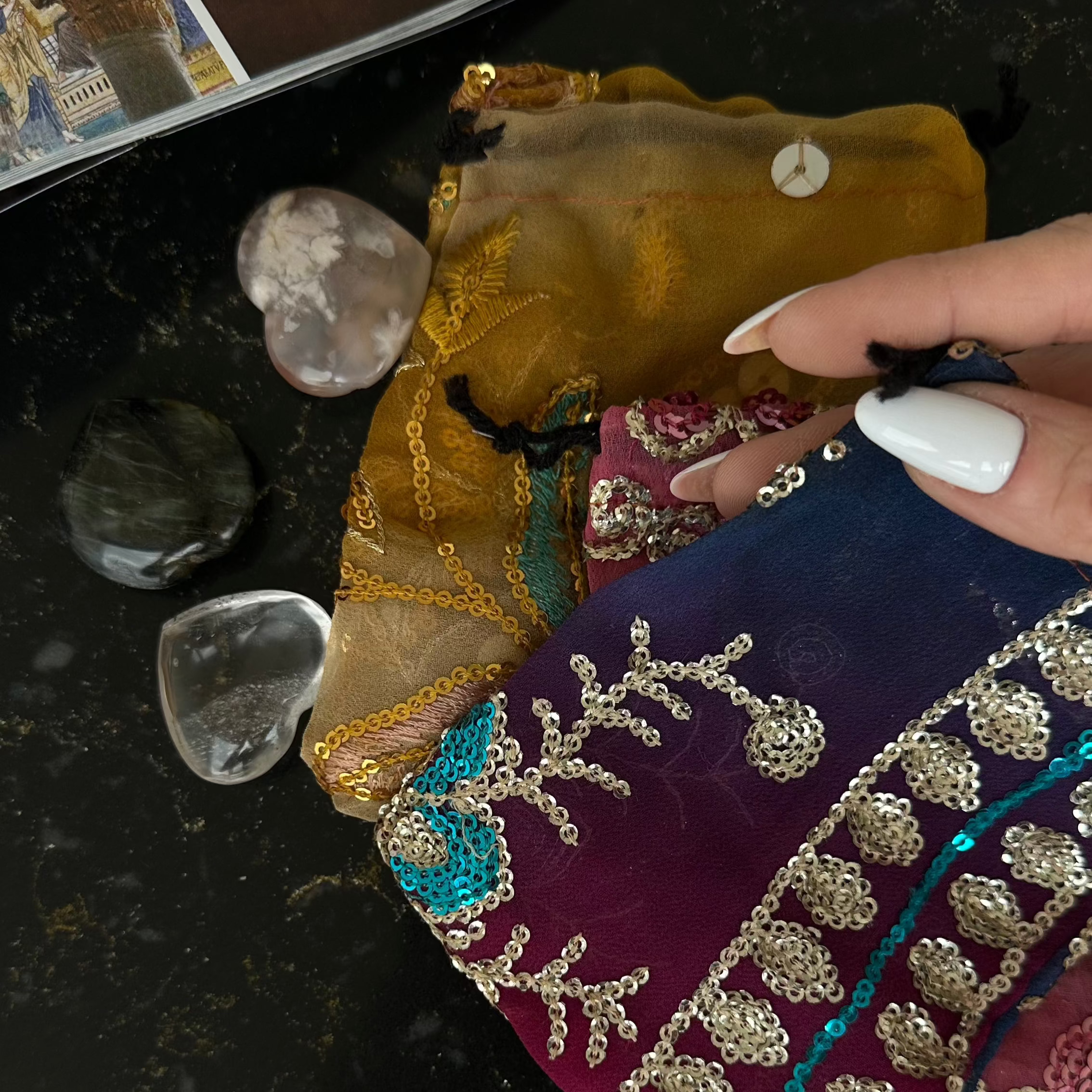 Recycled Silk Sari Pouch – The Dream Girlie Keeper
