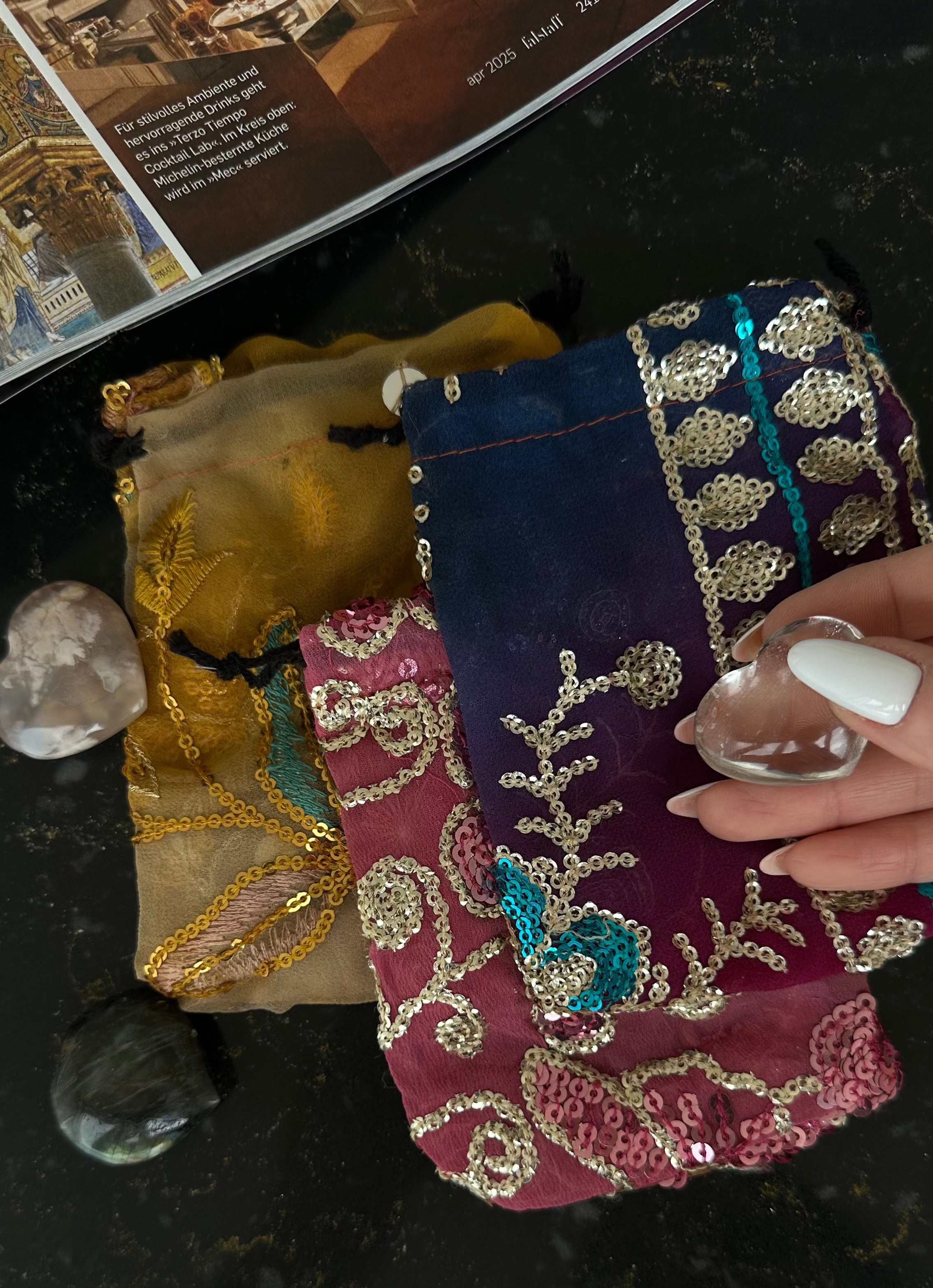 Recycled Silk Sari Pouch – The Dream Girlie Keeper