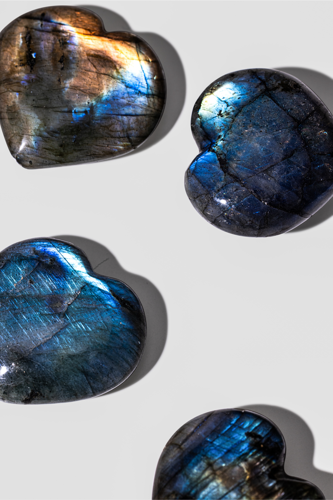 Labradorite Hearts– The Transformation Crystal